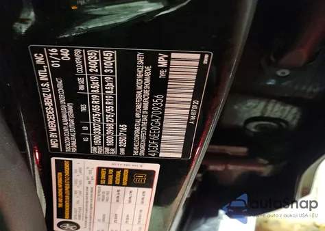 2016 Mercedes-Benz Gl 450 4Matic from USA, damaged, VIN 4JGDF6EE0GA709356